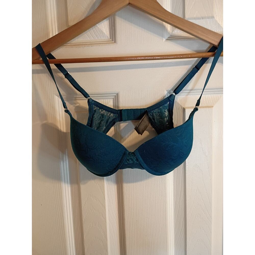 Natori Push Up Underwire Bra Teal 32 C